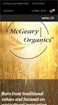 Mobile Screenshot of mcgearyorganics.com